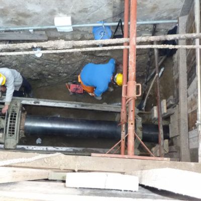 Ripristino collettori fognari